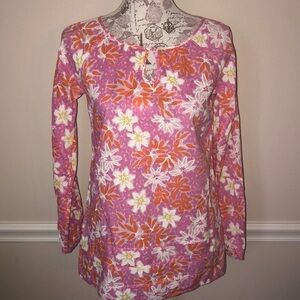 Lilly Pulitzer Small pink floral top